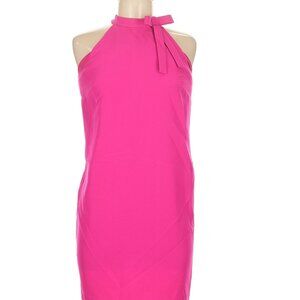 Maggy London, Cocktail Halter Dress in Hot Pink, Size 10